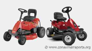 MTD Products Recalls Craftsman and Troy-Bilt Maker Riding Mowers - Consumer Reports