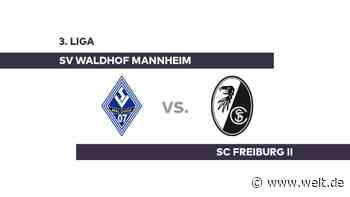 SV Waldhof Mannheim - SC Freiburg II: Gelingt Freiburg die Trendwende? - 3. Liga - WELT - WELT