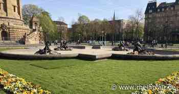 Brunnen am Wasserturm sprudelt ab Donnerstag wieder - Mannheim - Rheinpfalz.de