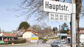 Straßenname in Waldachtal - Aus der Hauptstraße in Lützenhardt könnte Am Kurpark werden - Schwarzwälder Bote