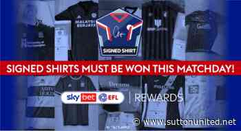 A signed Sutton shirt has to be won this matchday! - Sutton United
