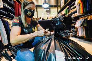 Roupas falsas apreendidas em Itajaí e Brusque vão para a Assistência Social, determina Justiça - ND Mais