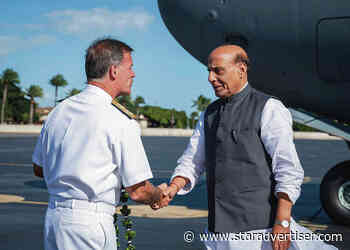 India’s Defense Minister visits Oahu