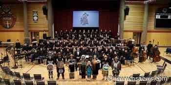 West Van Youth Band and Squamish Eagle Song Dancers make symphonic history - North Shore News