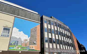 'In Paint We Trust' – Eye-catching mural of Coventry's cathedrals created on city's student accommodation - Coventry Observer