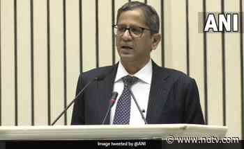"Our Judiciary Is Overburdened...": Chief Justice NV Ramana On Vacancies - NDTV