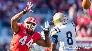 Will Giants find fit at edge rusher? Travon Walker, Kayvon Thibodeaux possibilities