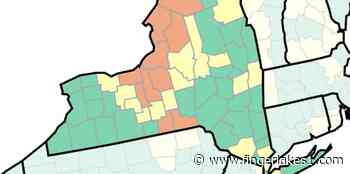 CDC: Cayuga, Seneca, and Wayne counties high risk for COVID transmission - FingerLakes1.com