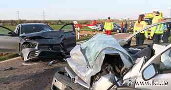 Frontalcrash zwischen Hemmingen und Schwieberdingen: Zwei schwer und ein lebensgefährlich Verletzter - Ludwigsburger Kreiszeitung