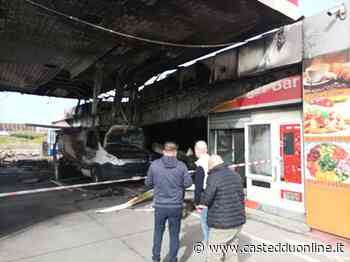 Cagliari, le lacrime di Marco Marongiu: "Il mio distributore distrutto dall'incendio, danni per un milione" - Casteddu Online