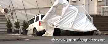 Des dommages causés par les forts vents dans plusieurs régions du Québec
