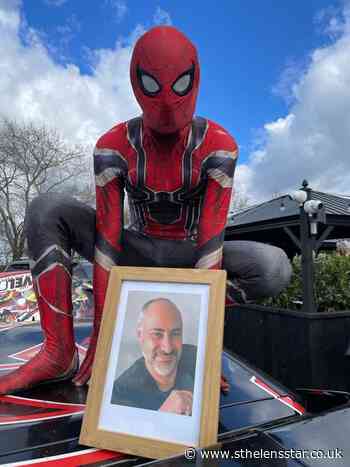 Spiderman surprise lifts spirits after funeral of dad Bill - St Helens Star