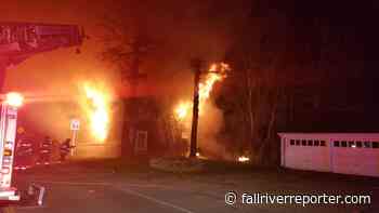 Swansea Fire Department extinguishes fully involved structure fire - Fall River Reporter