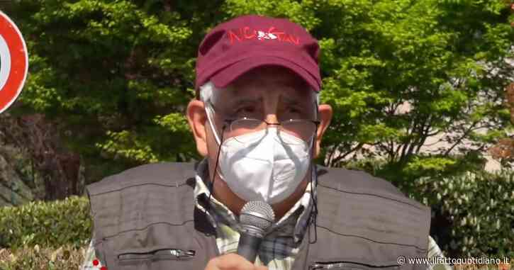 Corteo No Tav in Val di Susa, Alberto Perino contro il governo: “Fate schifo. Fareste qualunque cosa per garantirvi la pensione”