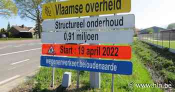 N8 tussen Berchem en Oudenaarde wordt heraangelegd, omleidingen via de weg Kerkhove -Oudenaarde - Het Laatste Nieuws
