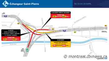 Saint-Pierre Interchange repairs: Closures coming to Highway 20 - CTV News Montreal