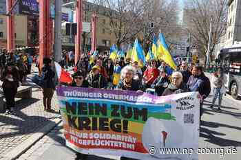 Für den Frieden - Hunderte in Thüringen auf Ostermärschen - Neue Presse Coburg