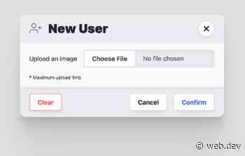 Building a dialog component