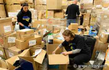Rotary clubs unite across continents to collect and deliver medical aid to Ukraine - Rotary International