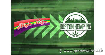 Boston Hemp Inc. acquires Delta-8 High Life Holdings LLC in $2.8 million hemp industry acquisition - PR Newswire
