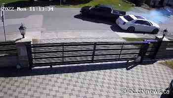 Delta police looking for driver involved in caught-on-camera hit-and-run that damaged multiple cars - CTV News Vancouver