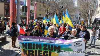 Hunderte in Thüringen auf Ostermärschen für den Frieden - Süddeutsche Zeitung - SZ.de