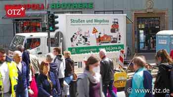 17 Baustellen in Jena: Umleitungshammer am Puschkinplatz - Ostthüringer Zeitung