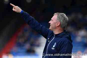 Sheridan After Home Defeat - News - oldhamathletic.co.uk