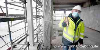 MZ+ Blick hinter den Bauzaun: So sieht es aktuell im Marler Rathaus aus - Marler Zeitung