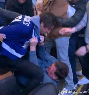 Maple Leafs fan pummels man for allegedly touching woman - Toronto Sun