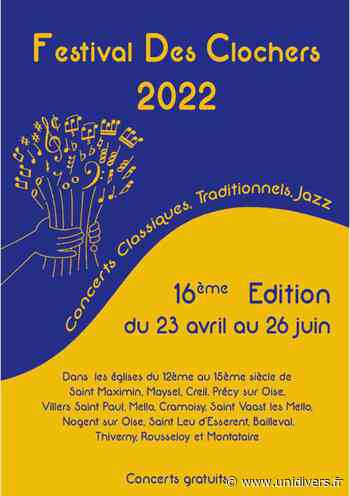 Festival des Clochers à Montataire Montataire dimanche 26 juin 2022 - Unidivers