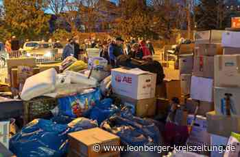 Sammelaktion für die Ukraine: Leonberger rücken zum Spenden an - Leonberger Kreiszeitung - Leonberger Kreiszeitung