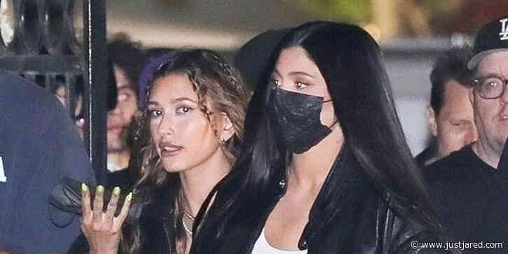 Kylie Jenner & Hailey Bieber Link Arms As They Leave Coachella 2022 Together