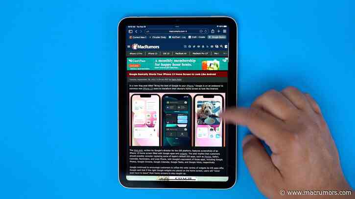 Deals: Take Up to $50 Off Apple's iPad Mini 6, Starting at $459