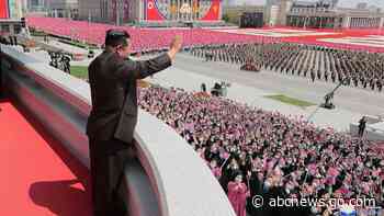 North Korea's Kim attends parade honoring grandfather