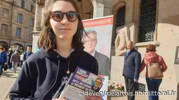 Politique : À Arras, Morgane, militante la France insoumise: «Absolument toutes les voix comptent» - Nord Littoral