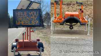 'Have you seen my wheels?': Unusual theft north of Fergus - CTV News Kitchener