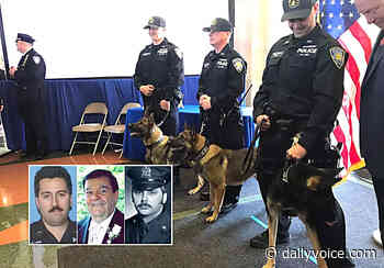 K9 'Recruits' Honor Fallen Port Authority Police Officers - Daily Voice