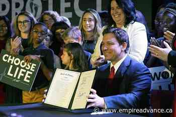 Abortion ban after 15 weeks signed into law in Florida - Virden Empire Advance