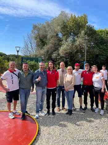 Taglio del nastro per il Minigolf di Rapallo - Prima il Levante