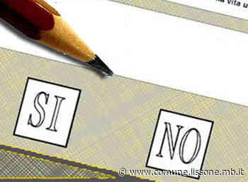 Referendum Popolare del 12 giugno 2022 | Voto Elettori residenti all'estero - Comune di Lissone