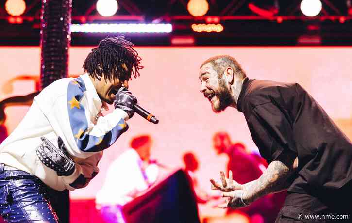 Post Malone joins 21 Savage onstage at Coachella 2022