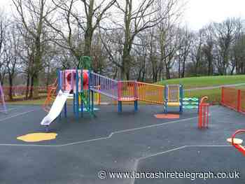 Firefighters release person from playground equipment in Oswaldtwistle