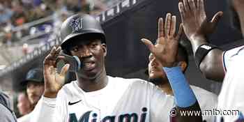 Jesús Sánchez ha lucido con el madero - MLB.com