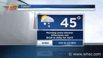 First Alert Weather: Flakes and Sun for Easter Sunday