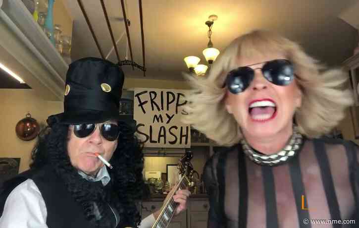 Robert Fripp becomes Slash for Michael Jackson cover with Toyah Willcox