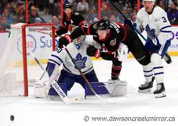 Mark Giordano sends Maple Leafs past Senators 5-4 in overtime - Dawson Creek Mirror