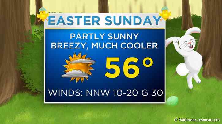 Maryland Weather: Much Cooler & Breezy