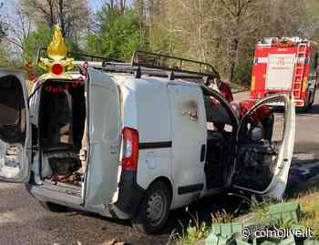 notizie da Como e provincia » Guanzate furgone in fiamme - Comolive