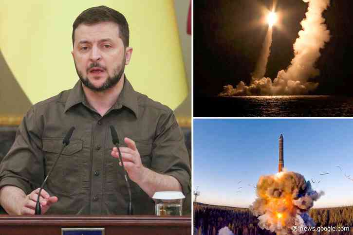 Zelensky warns the world to 'prepare' for Putin to unleash a nuclear attack - New York Post